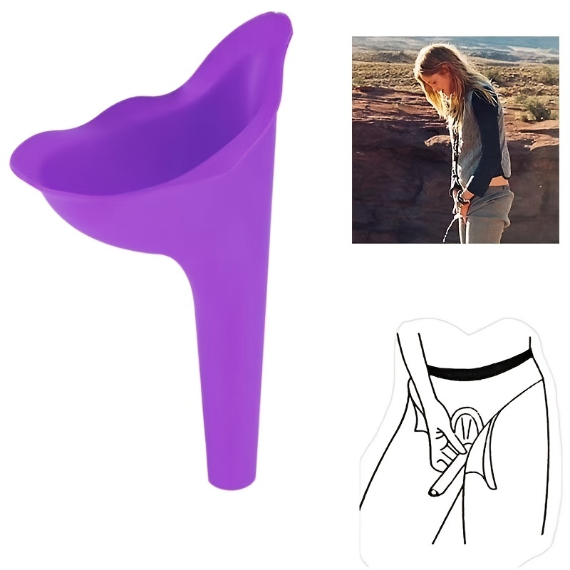 Outdoor Camping Urinal - Portátil feminino em pé mictório reutilizável