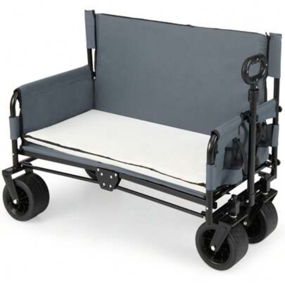 Outdoor Camping Wagon - Carrinho Dobrável 2 em 1 com