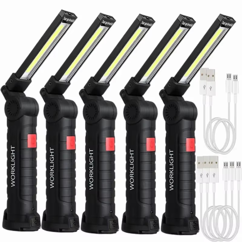 Outdoor Camping Glamping - Lanterna led cob portátil usb recarregável