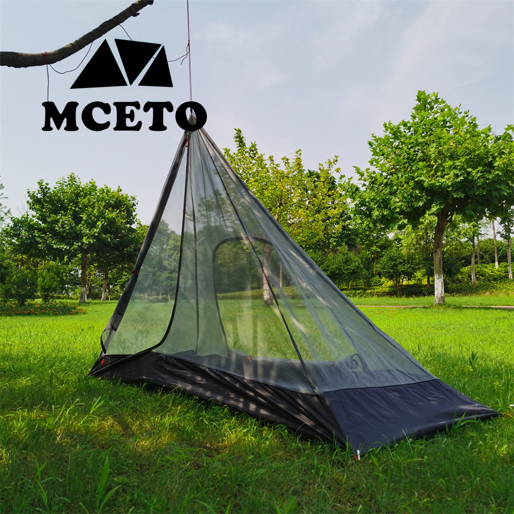 Outdoor Camping Bug Zapper - 320/400 pirâmide tenda de malha interna