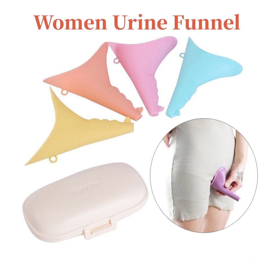 Outdoor Camping Urinal - Urinol de silicone portátil para mulheres,
