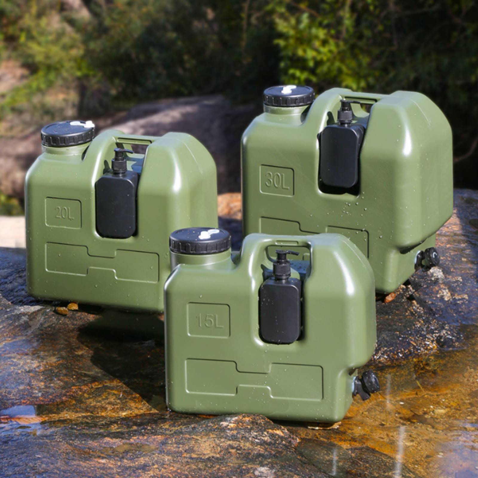 Outdoor Camping Food - Recipiente de água com torneira, jarra