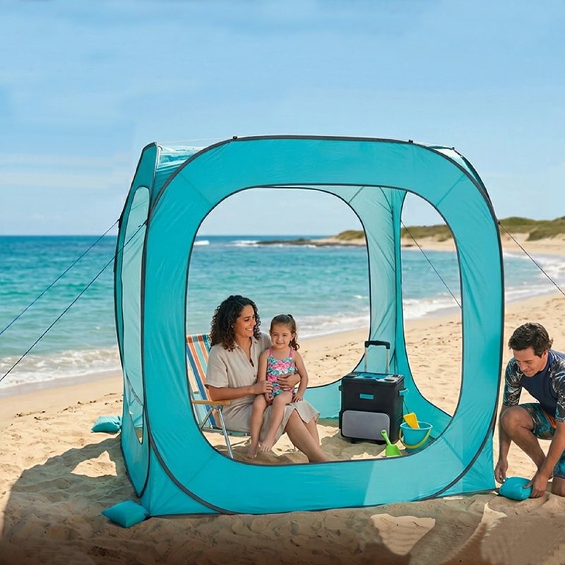 Outdoor Camping Rental - Tenda Cabana de Praia Portátil Dobrável