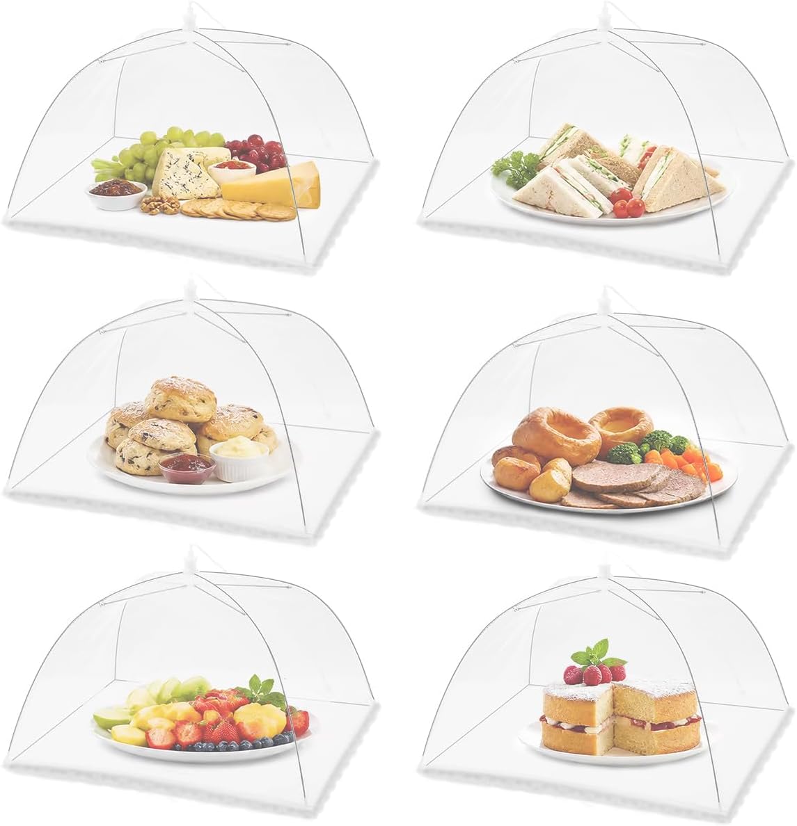 Outdoor Camping Food - (Pacote com 6) Coberturas de Alimentos