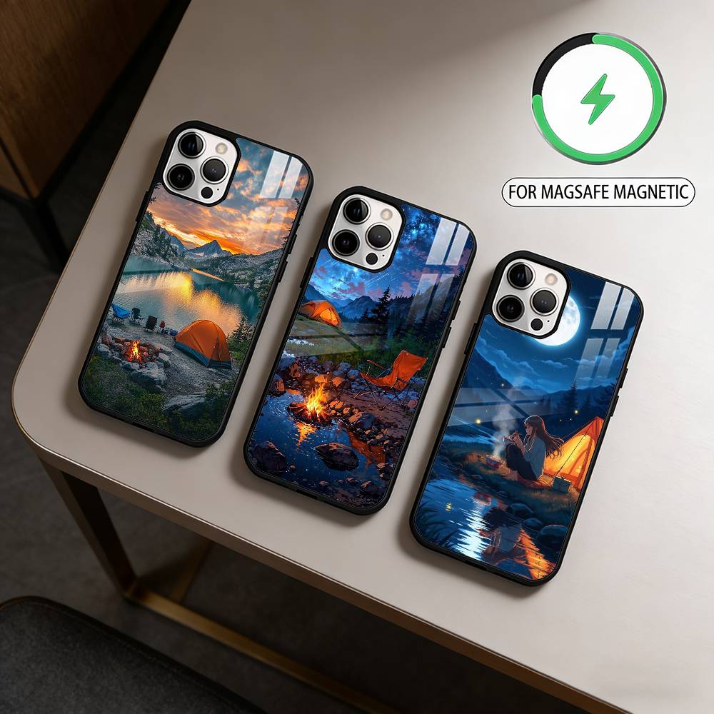 Outdoor Camping Quotes - Capa de Telefone para iPhone 17,
