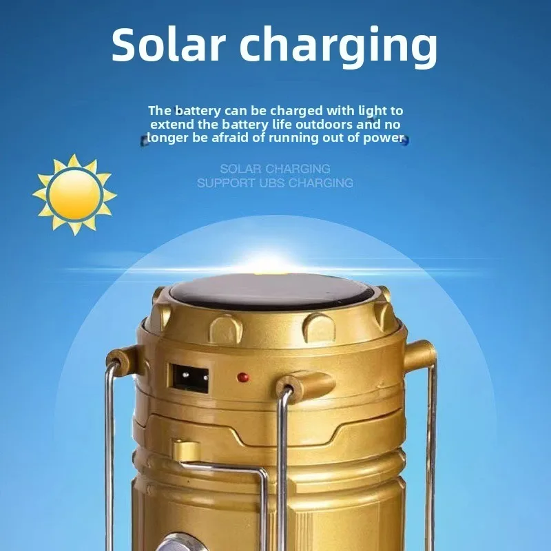 Camping Solar Lantern - Luz de cavalo ao ar livre