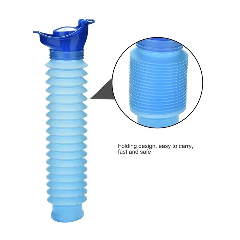 Outdoor Camping Urinal - 750ml adulto mictório portátil encolhível pessoal