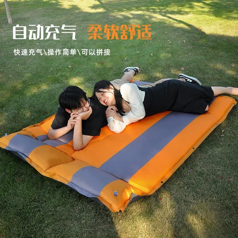 Outdoor Camping Rental - Colchão Inflável Automático Reforçado para Aluguel,