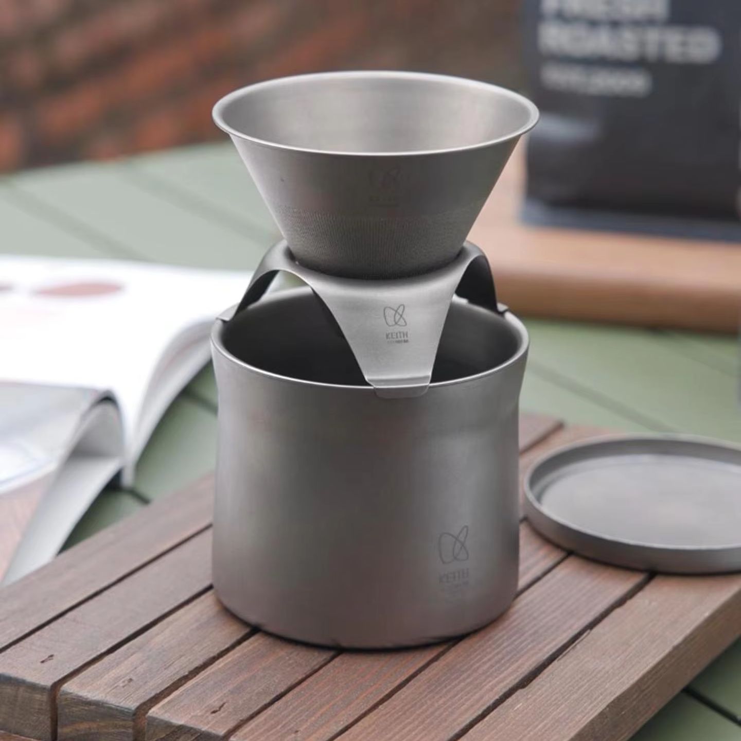 Outdoor Camping Wallpaper - Conjunto de Café Drip KEITH em