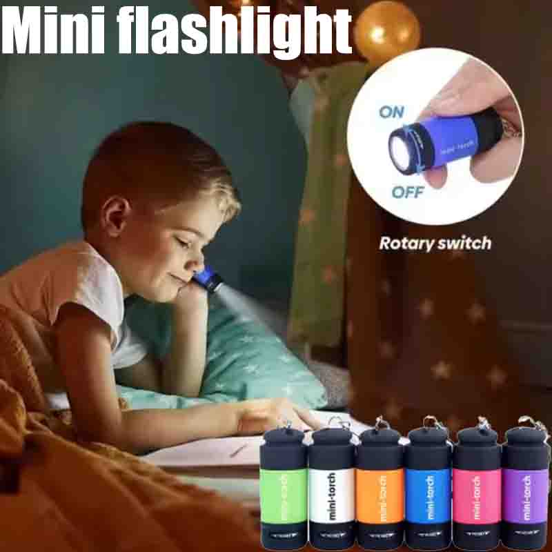 Outdoor Camping Glamping - Lanterna Mini Recarregável USB para Camping,
