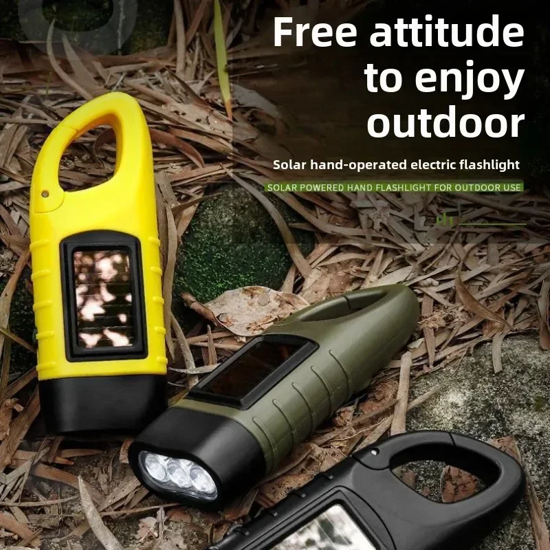 Camping Solar Lantern - Lanterna solar leve portátil com manivela