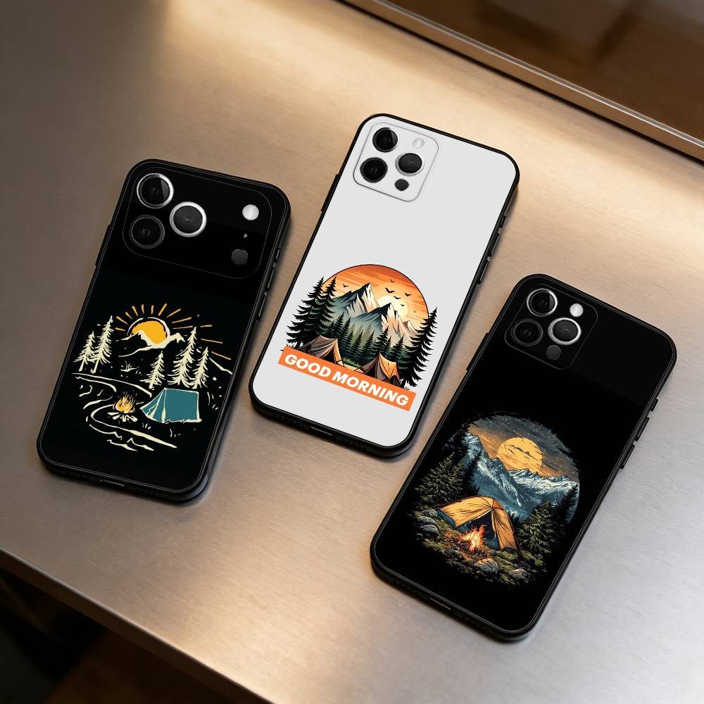 Outdoor Camping Quotes - Capa de Telefone N-Nature para Camping