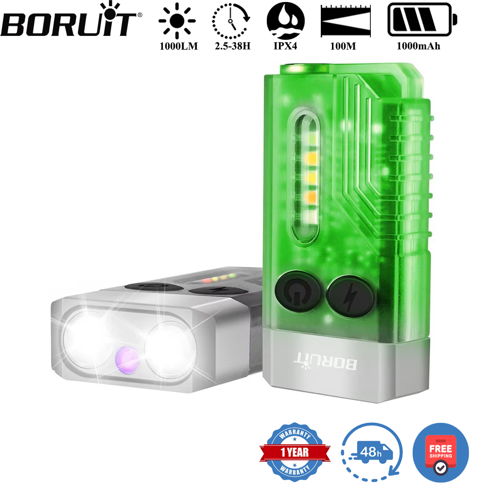 Outdoor Camping Glamping - Boruit v10 chaveiro uv led edc