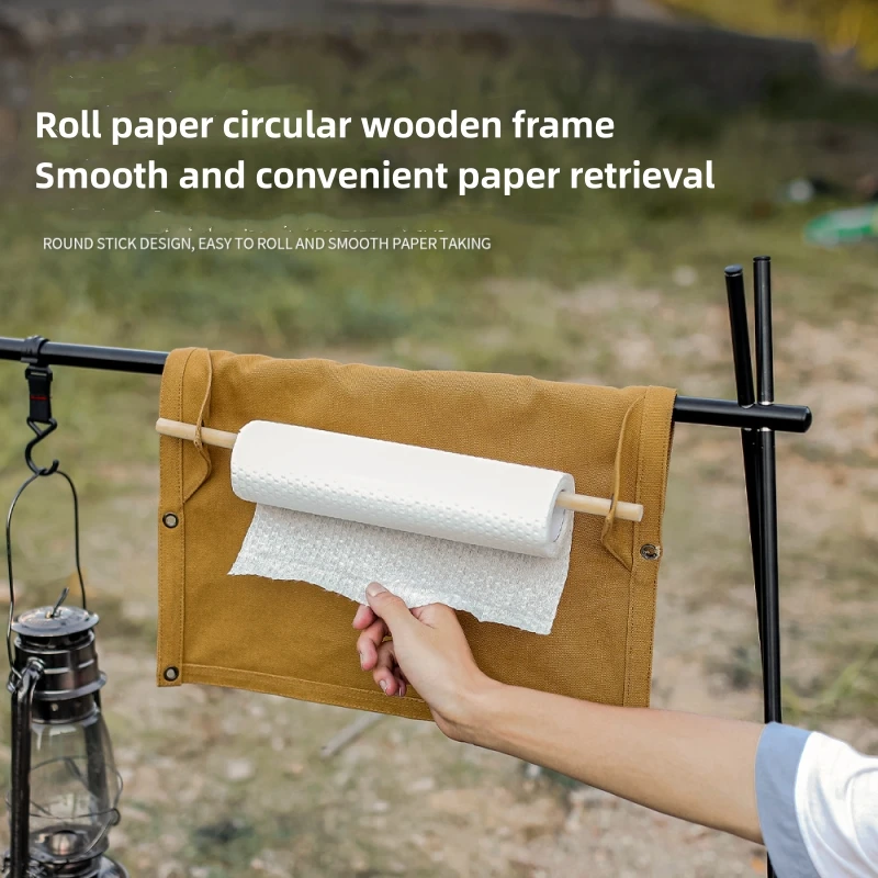 Outdoor Camping Wallpaper - Organizador de Utensílios de Lona para