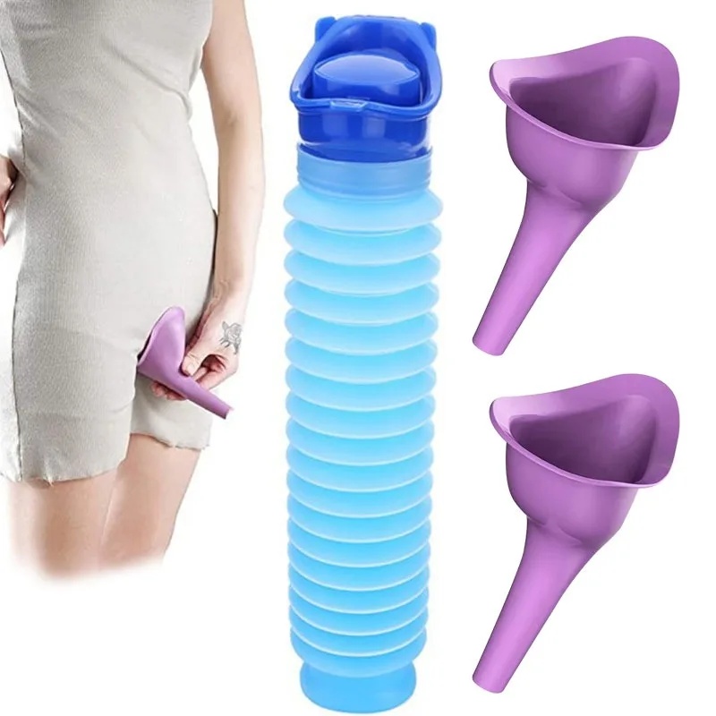 Outdoor Camping Urinal - 1-5 Peças Urinol Portátil Retrátil para