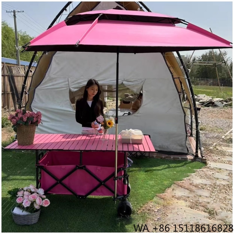 Outdoor Camping Wagon - Carrinho Dobrável de Alta Qualidade 420L