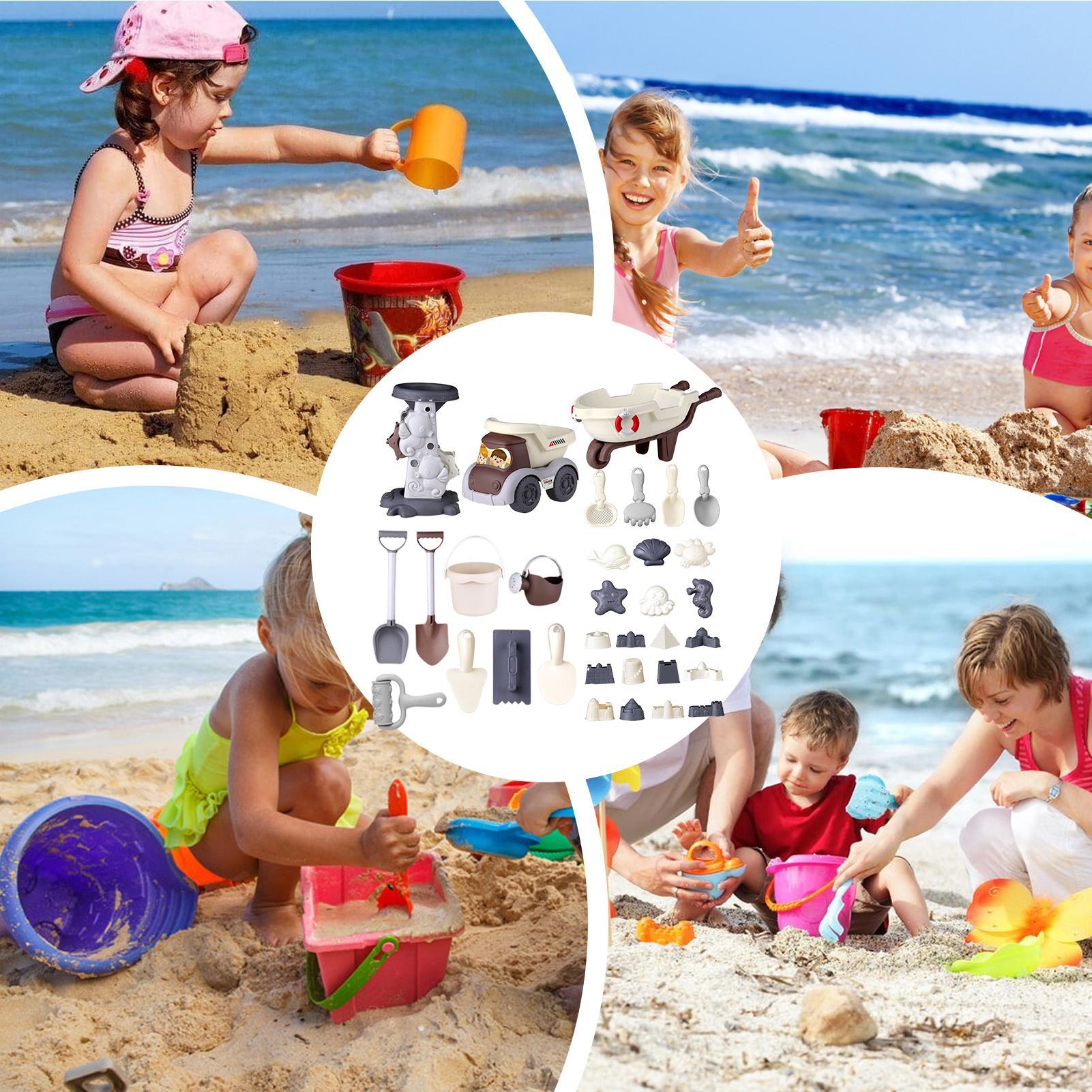 Praia areia brinquedos balde d - Outdoor Camping Kids Activities avaliação e preço