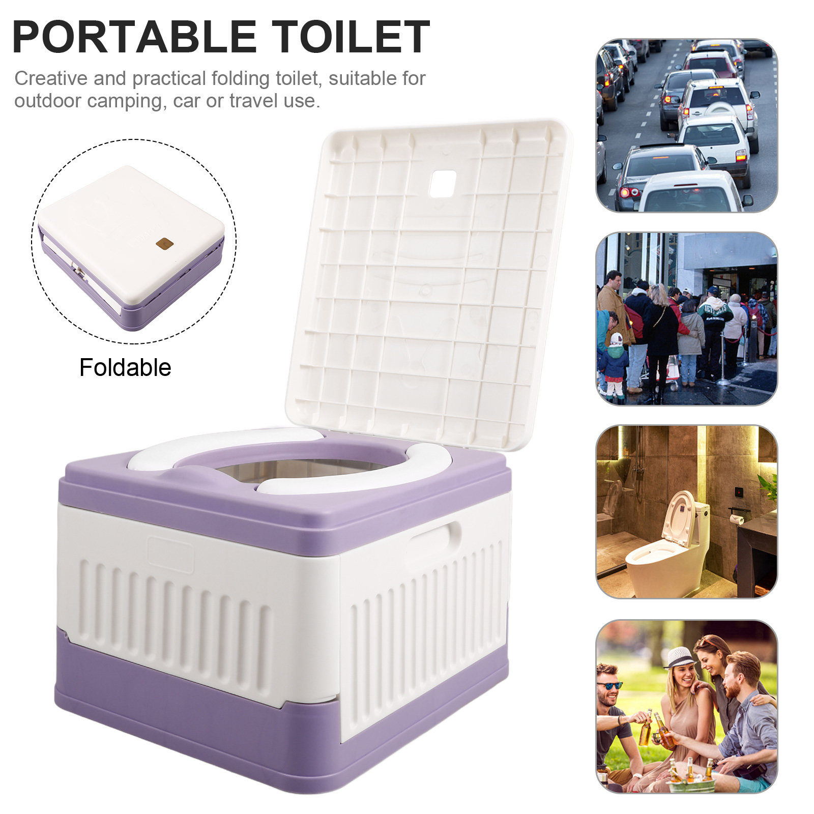 Sanitário Portátil Dobrável pa - Outdoor Camping Urinal avaliação e preço