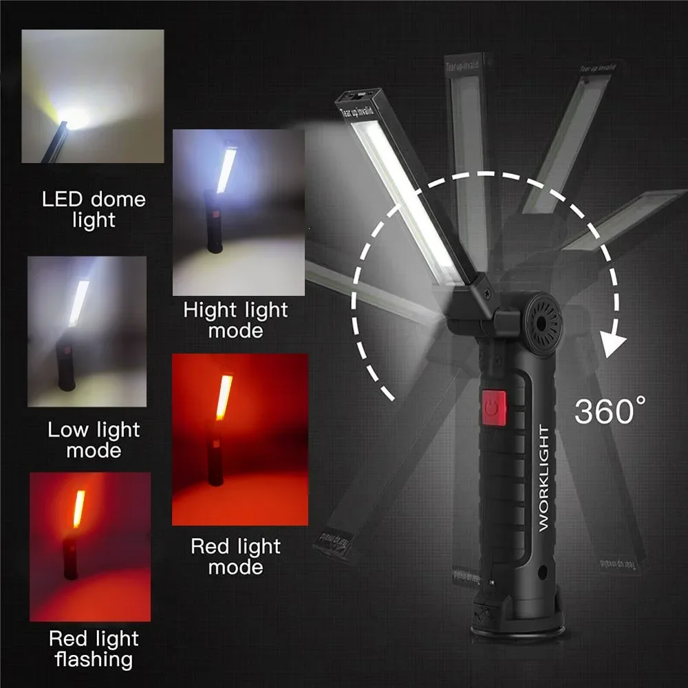 Lanterna led cob portátil usb  - Outdoor Camping Glamping avaliação e preço