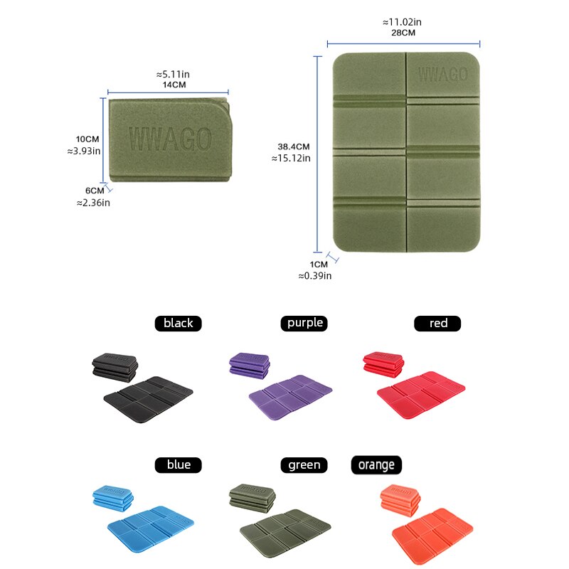 1-5 peças de Almofada Dobrável - Outdoor Camping Rug Waterproof avaliação e preço
