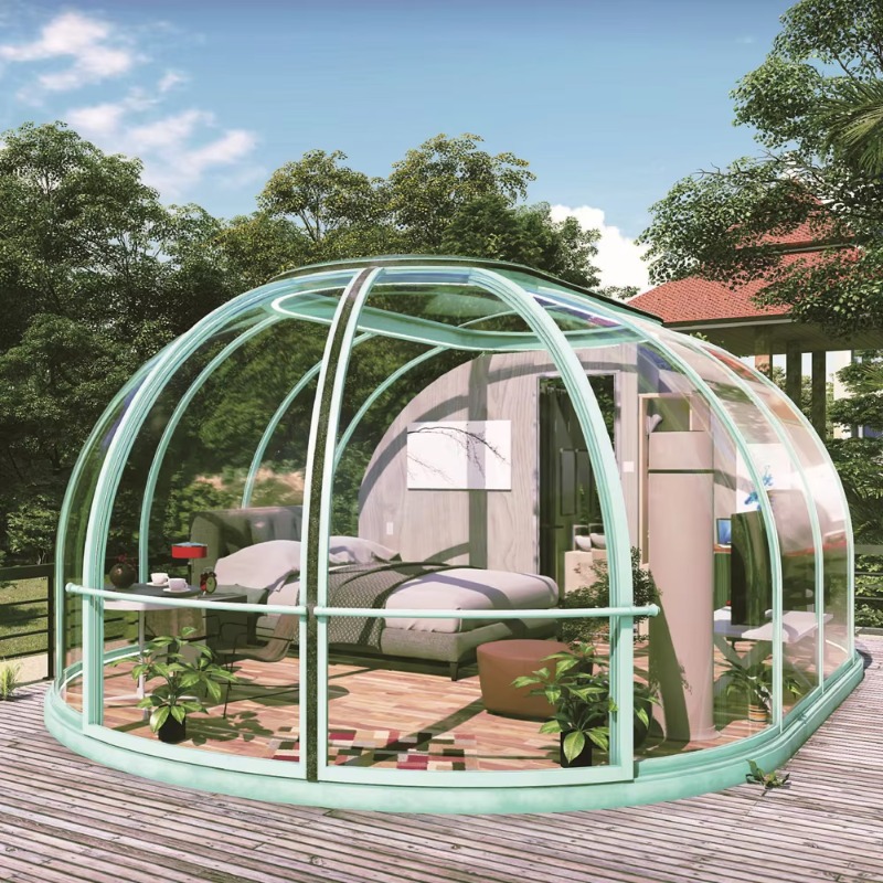 Cúpula de Policarbonato Transp - Outdoor Camping Venues avaliação e preço