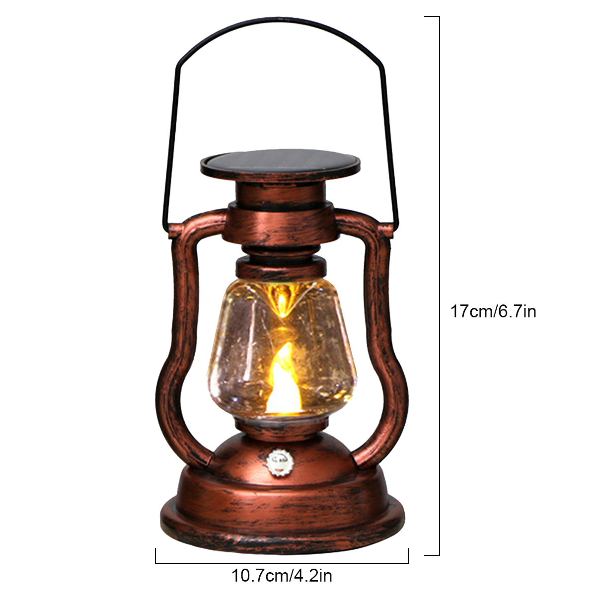 Luz de Ambiente Retro LED Sola - Camping Solar Lantern avaliação e preço