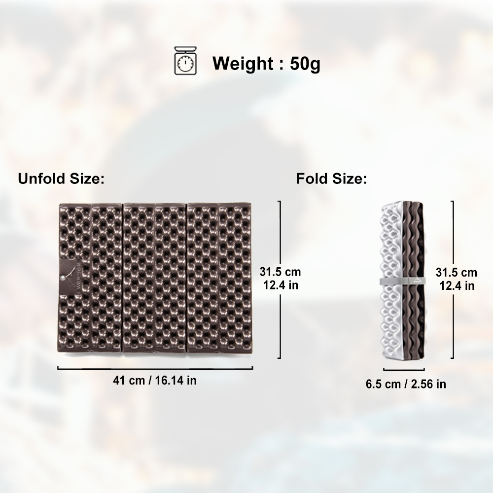 Widesea-Foldable Camping Mat,  - Outdoor Camping Rug Waterproof avaliação e preço