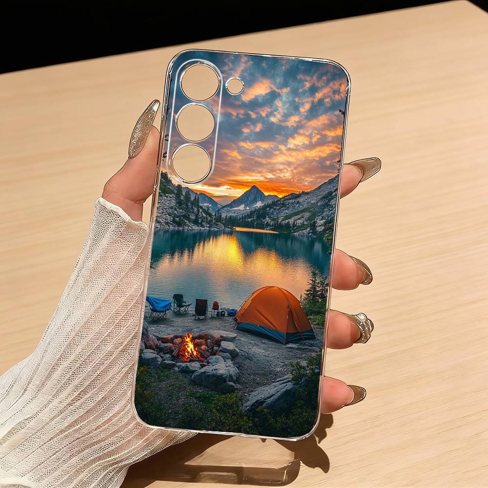 Capa de Telefone para Camping  - Outdoor Camping Quotes avaliação e preço