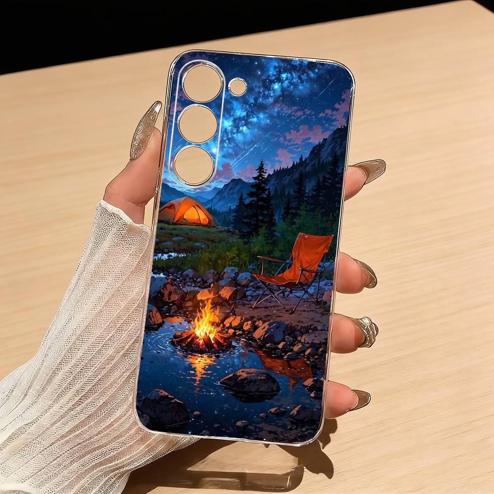 Capa de Telefone para Camping  - Outdoor Camping Quotes avaliação e preço