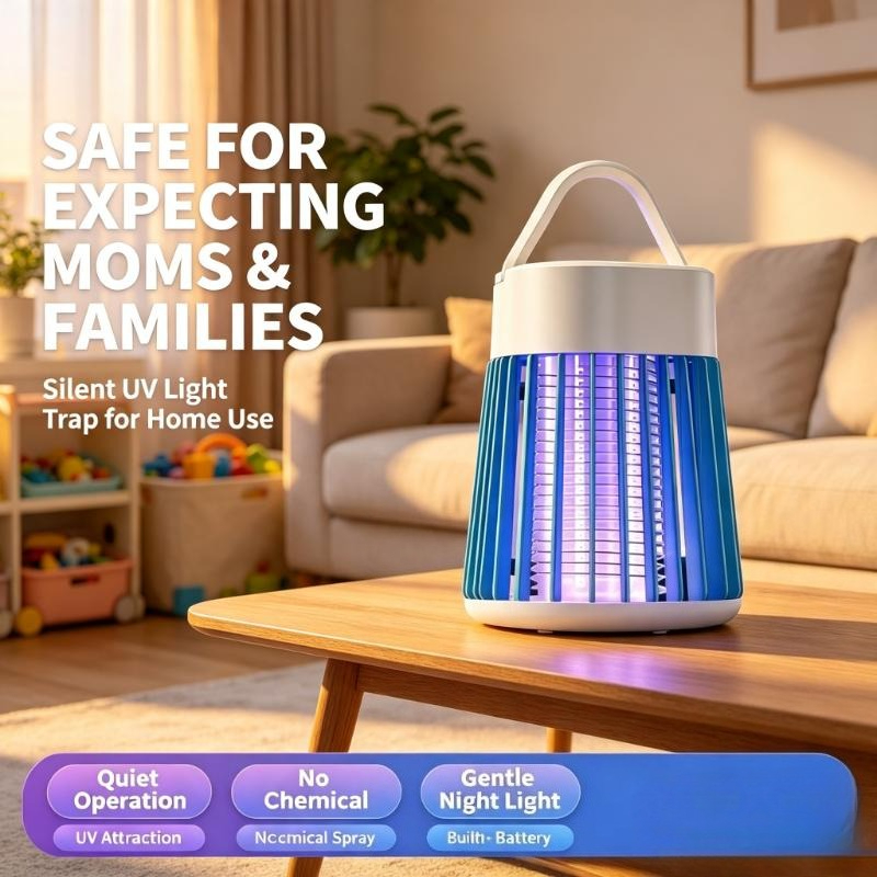 Lâmpada Portátil Mata Mosquito - Outdoor Camping Bug Zapper avaliação e preço