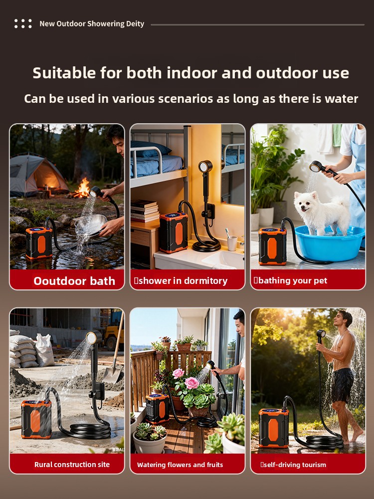 Chuveiro Elétrico Portátil com - Outdoor Camping Rental avaliação e preço