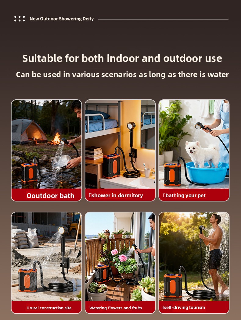 Chuveiro Elétrico Portátil com - Outdoor Camping Rental avaliação e preço