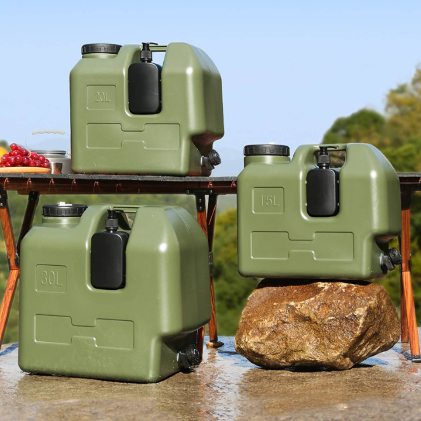 Recipiente de água com torneir - Outdoor Camping Food avaliação e preço