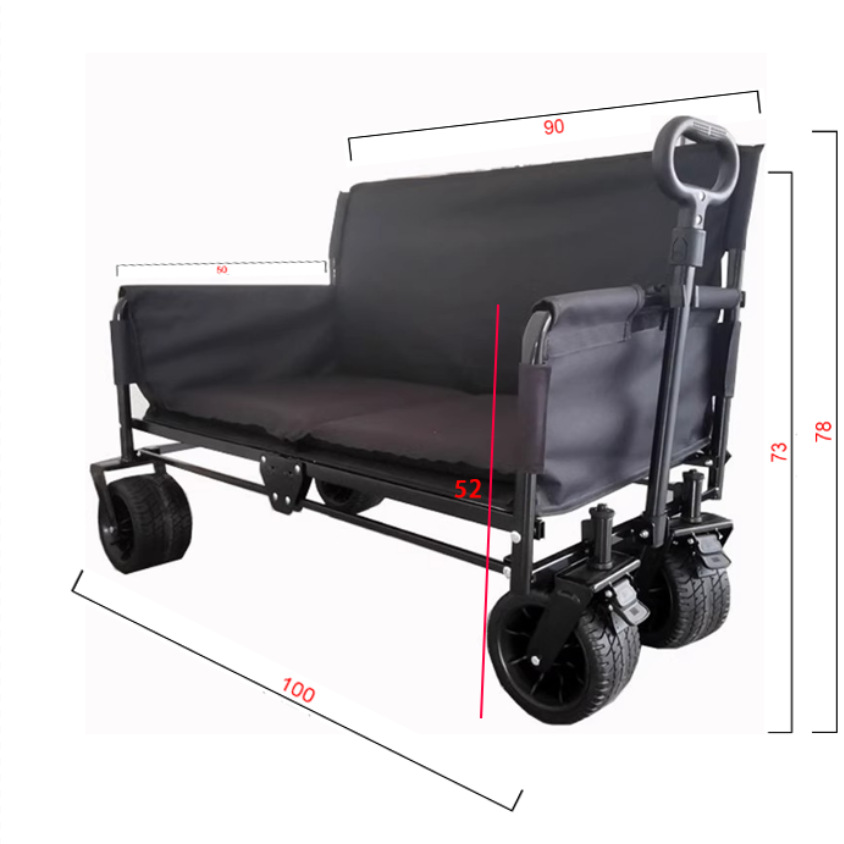 Carrinho Dobrável Multifuncion - Outdoor Camping Wagon avaliação e preço