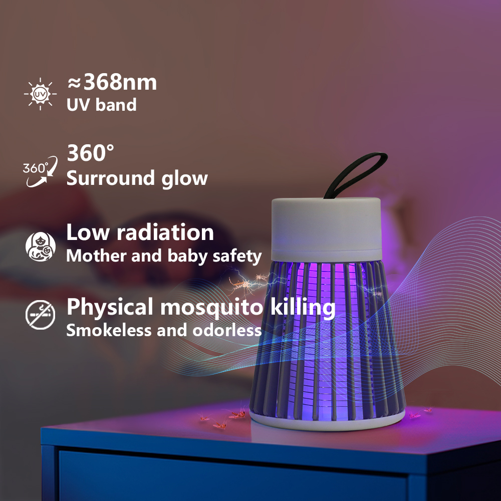 Lâmpada Elétrica Mata-Mosquito - Outdoor Camping Bug Zapper avaliação e preço