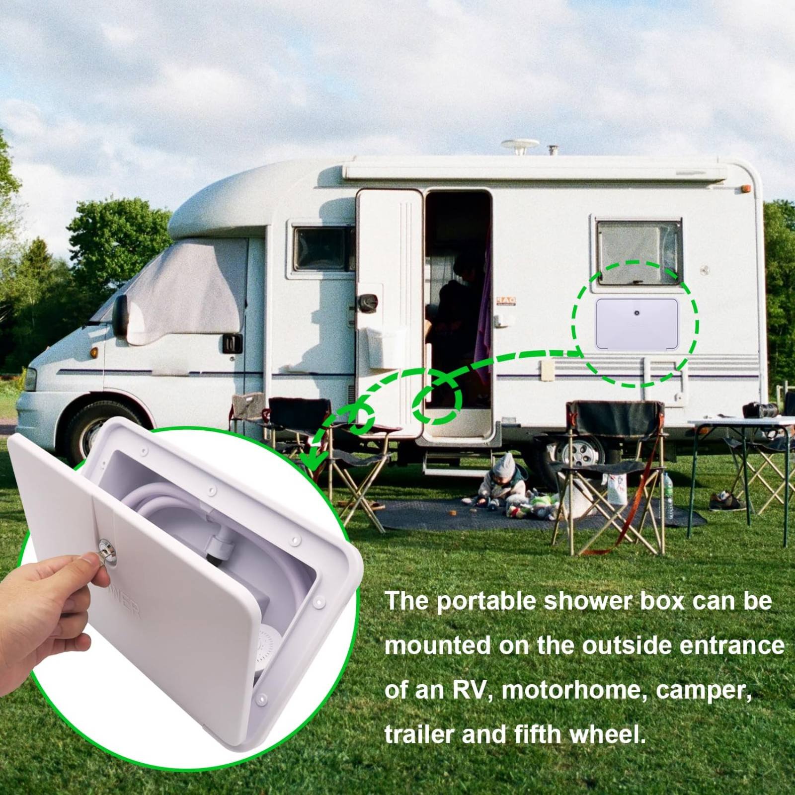 Caixa de Chuveiro Externa Comp - Outdoor Camping Box avaliação e preço