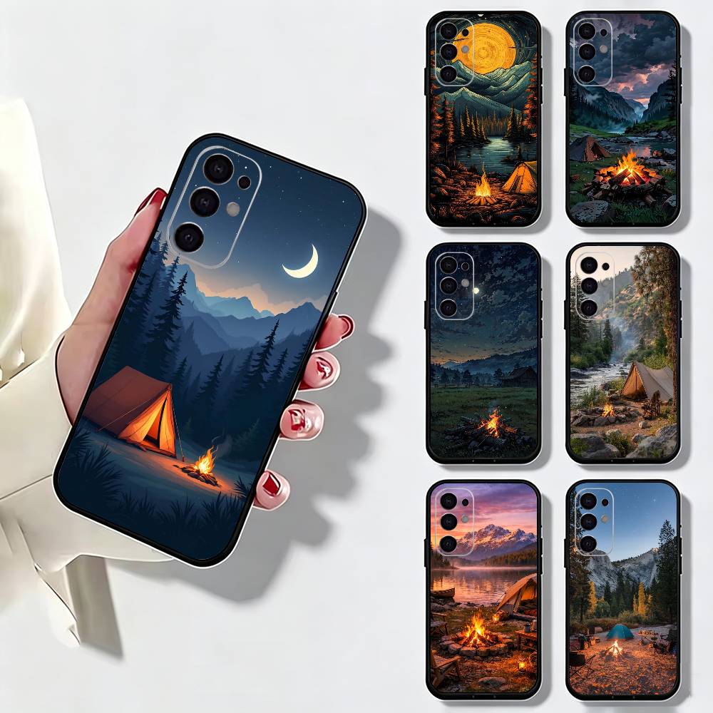 Capa de Telefone para Camping  - Outdoor Camping Quotes avaliação e preço