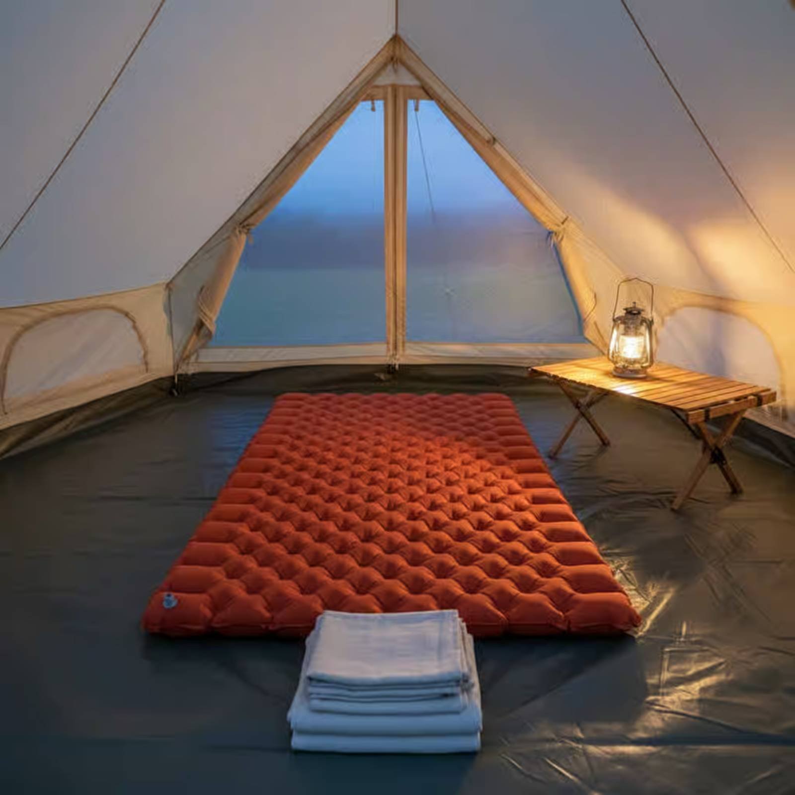 Colchão Inflável para Camping  - Outdoor Camping Rug Waterproof avaliação e preço