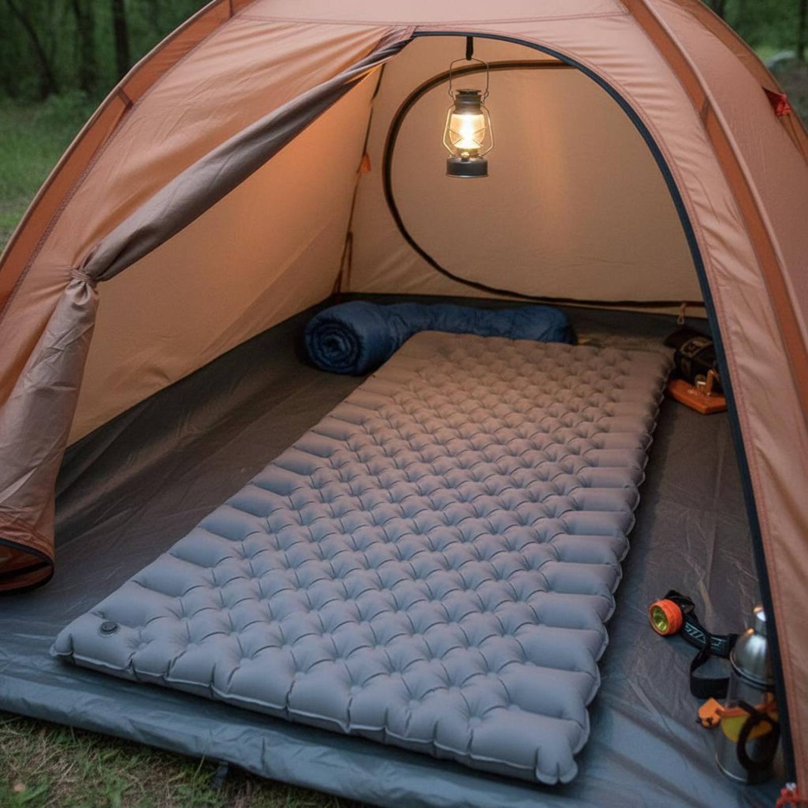 Colchão Inflável para Camping  - Outdoor Camping Rug Waterproof avaliação e preço