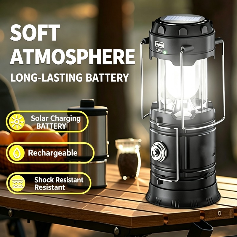 Lanterna de camping solar, rec - Camping Solar Lantern avaliação e preço