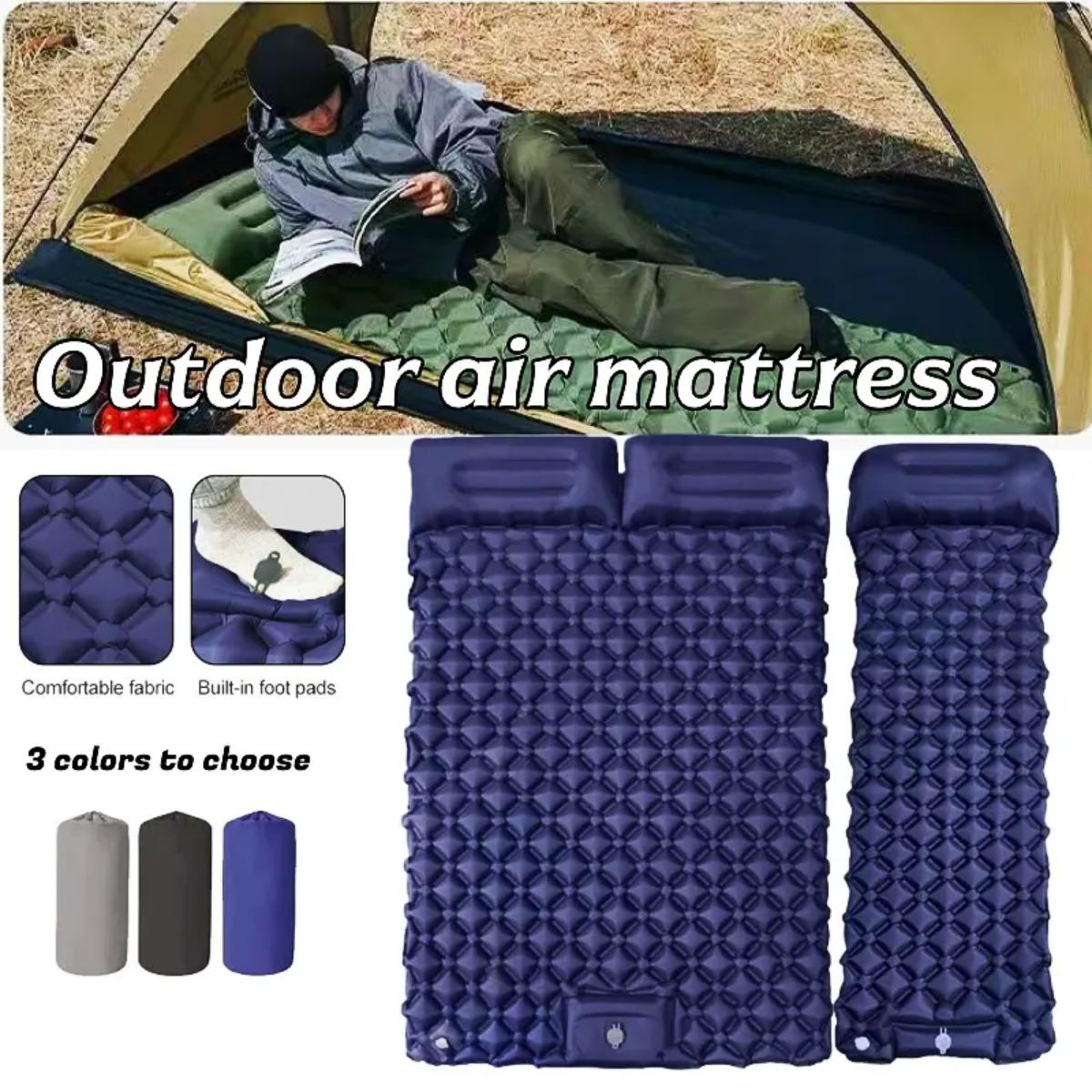 Colchão Inflável Individual e  - Outdoor Camping Rug Waterproof avaliação e preço