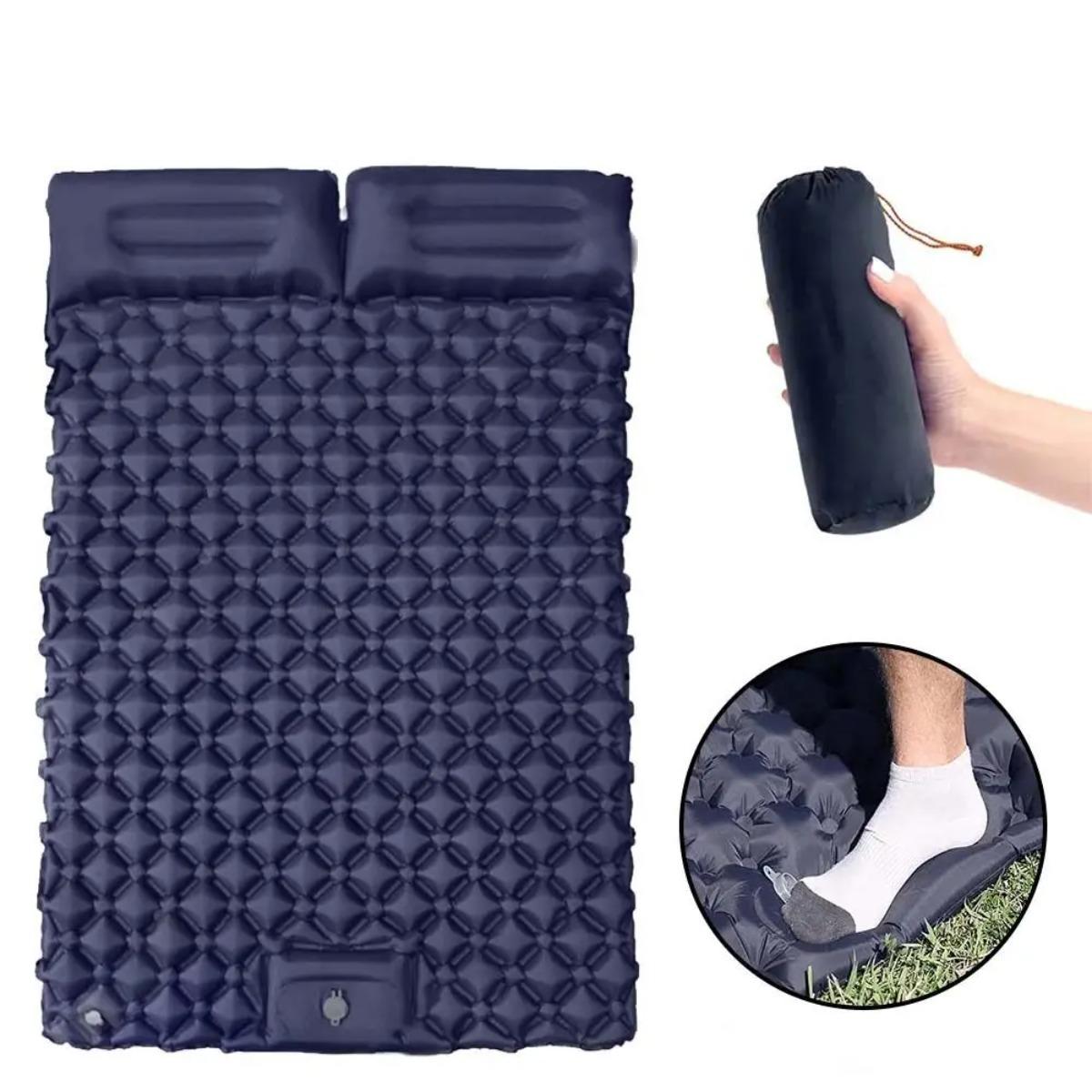 Colchão Inflável Individual e  - Outdoor Camping Rug Waterproof avaliação e preço