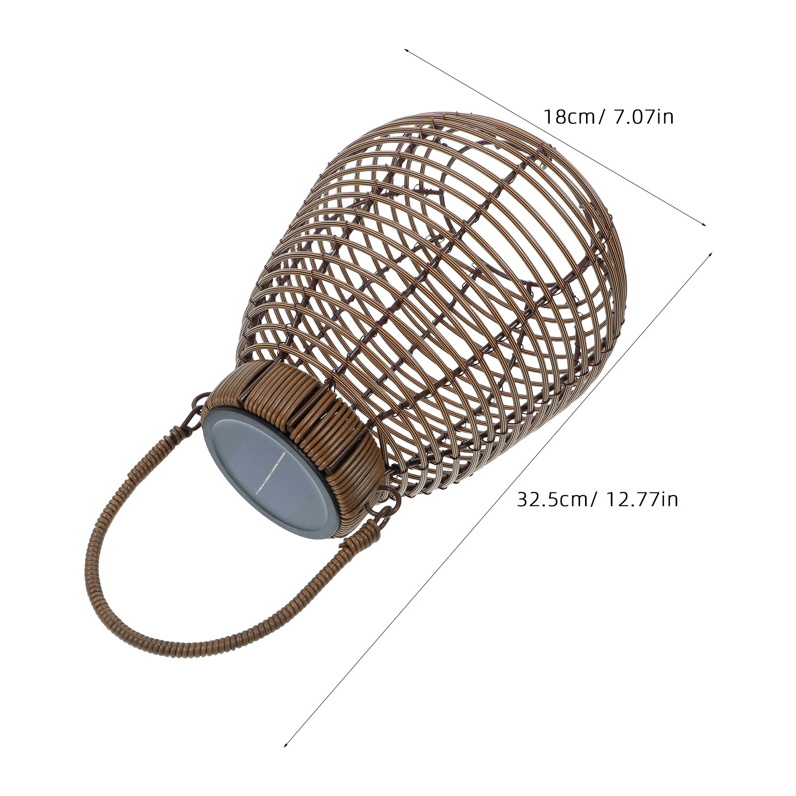 Luminária Solar de Rattan para - Camping Solar Lantern avaliação e preço