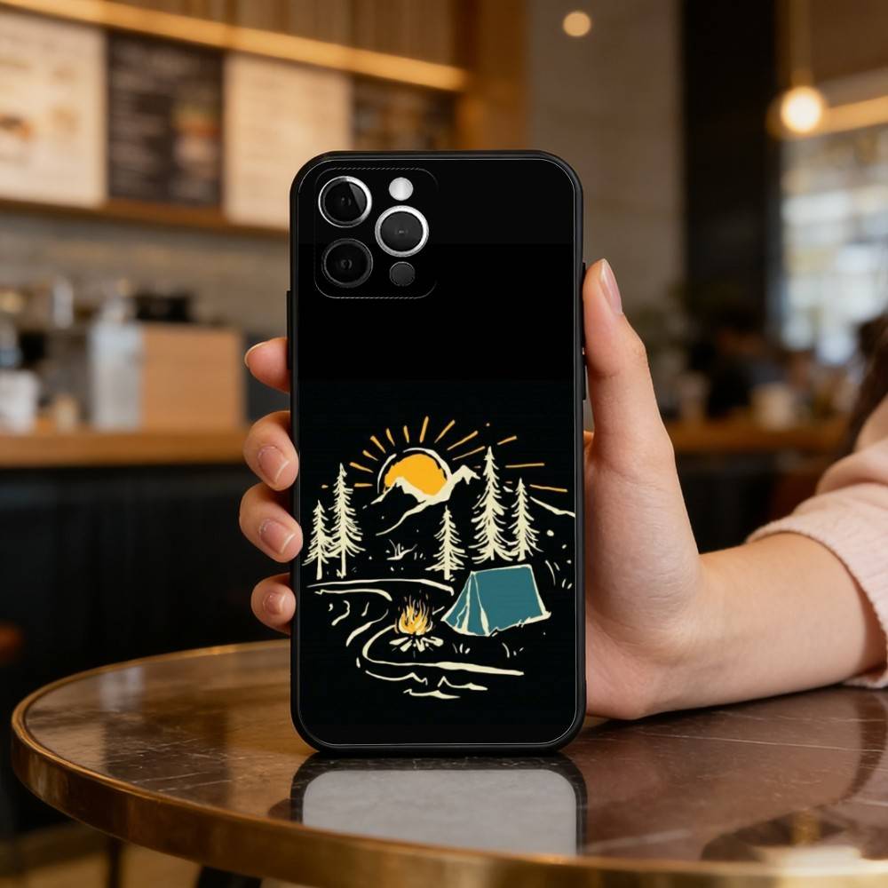 Capa de Telefone N-Nature para - Outdoor Camping Quotes avaliação e preço