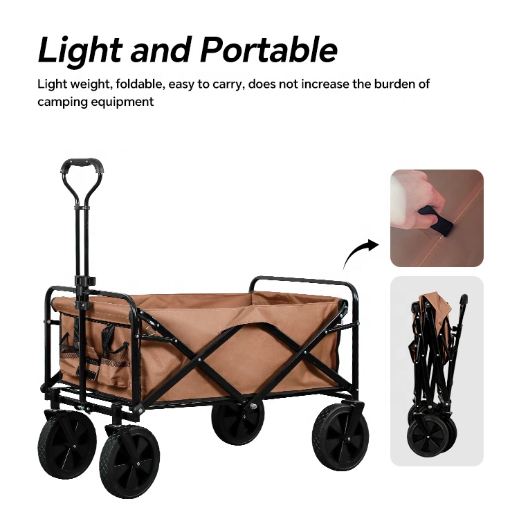Carrinho de Pesca HOMFUL Dobrá - Outdoor Camping Wagon avaliação e preço