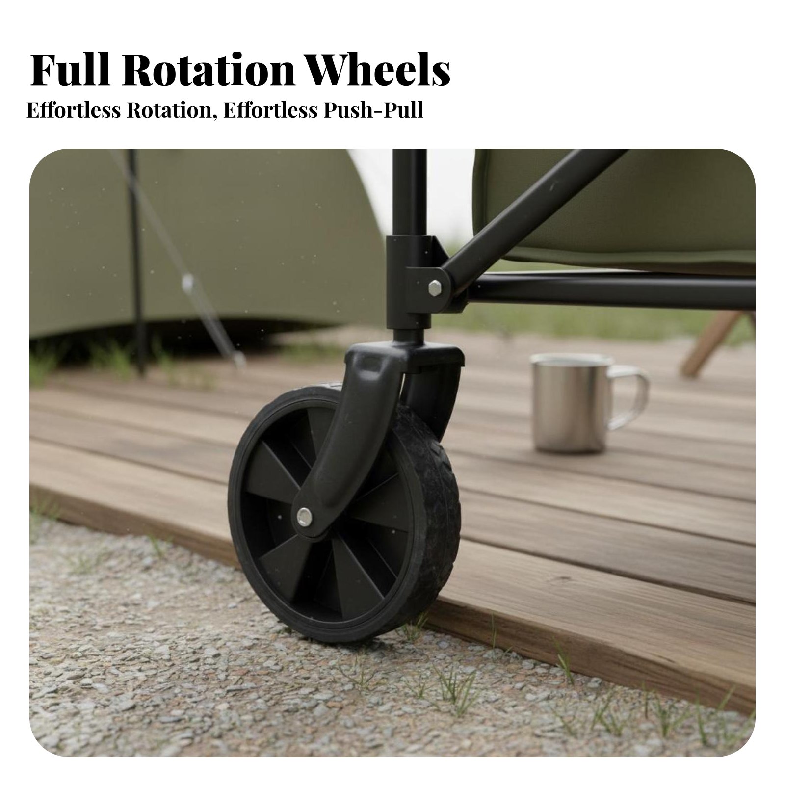 Roda para Carrinho de Camping  - Outdoor Camping Wagon avaliação e preço