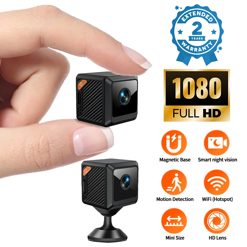 W02 1080p mini proteção de seg - Outdoor Camping Videos avaliação e preço