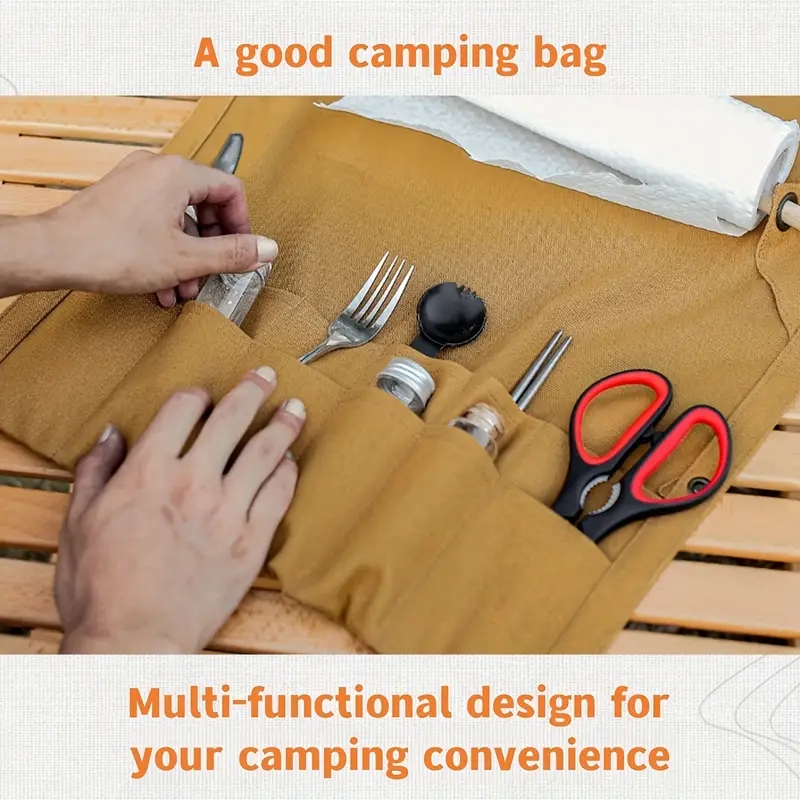 Organizador de utensílios de l - Outdoor Camping Wallpaper avaliação e preço