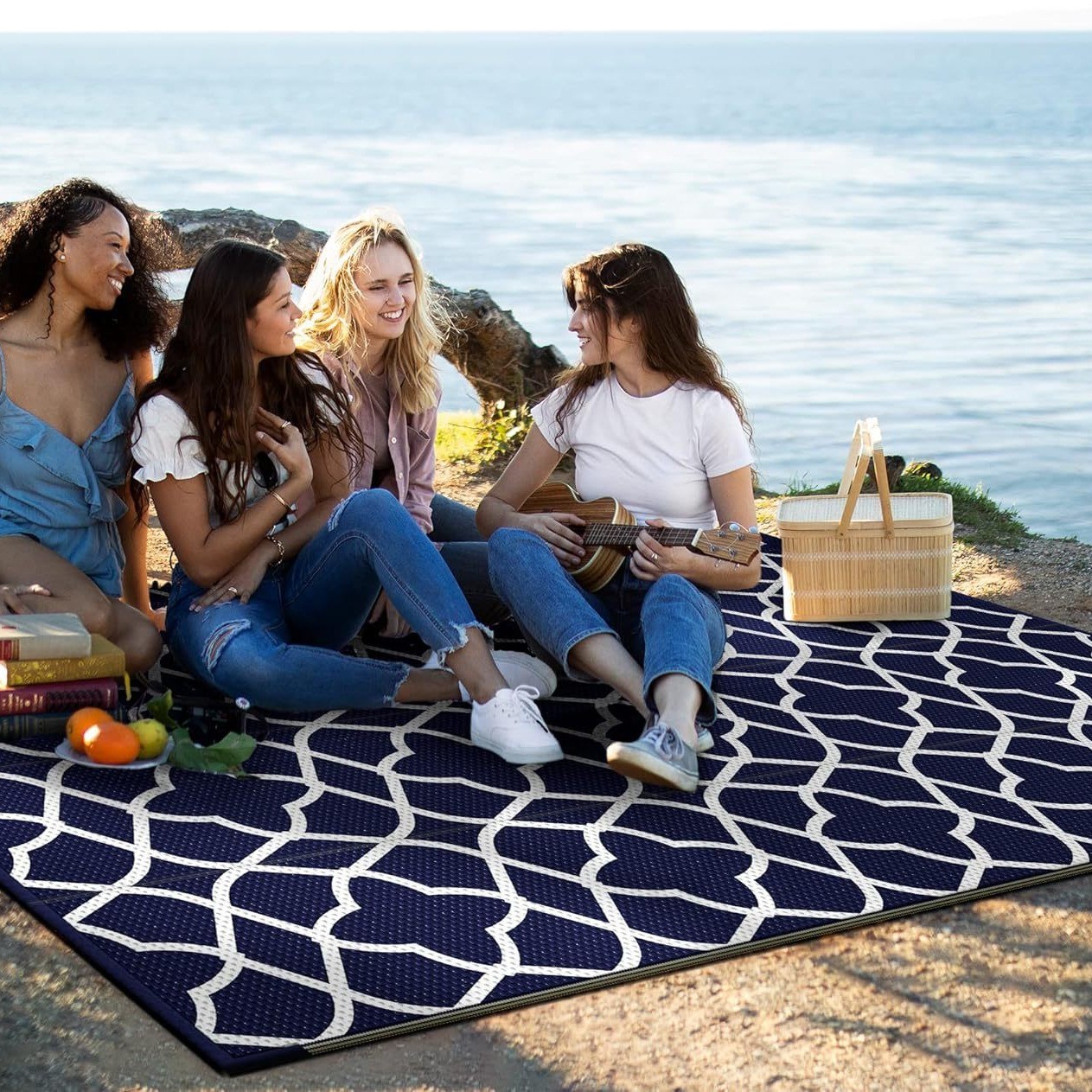 Tapete de exterior para carava - Outdoor Camping Rug Waterproof avaliação e preço
