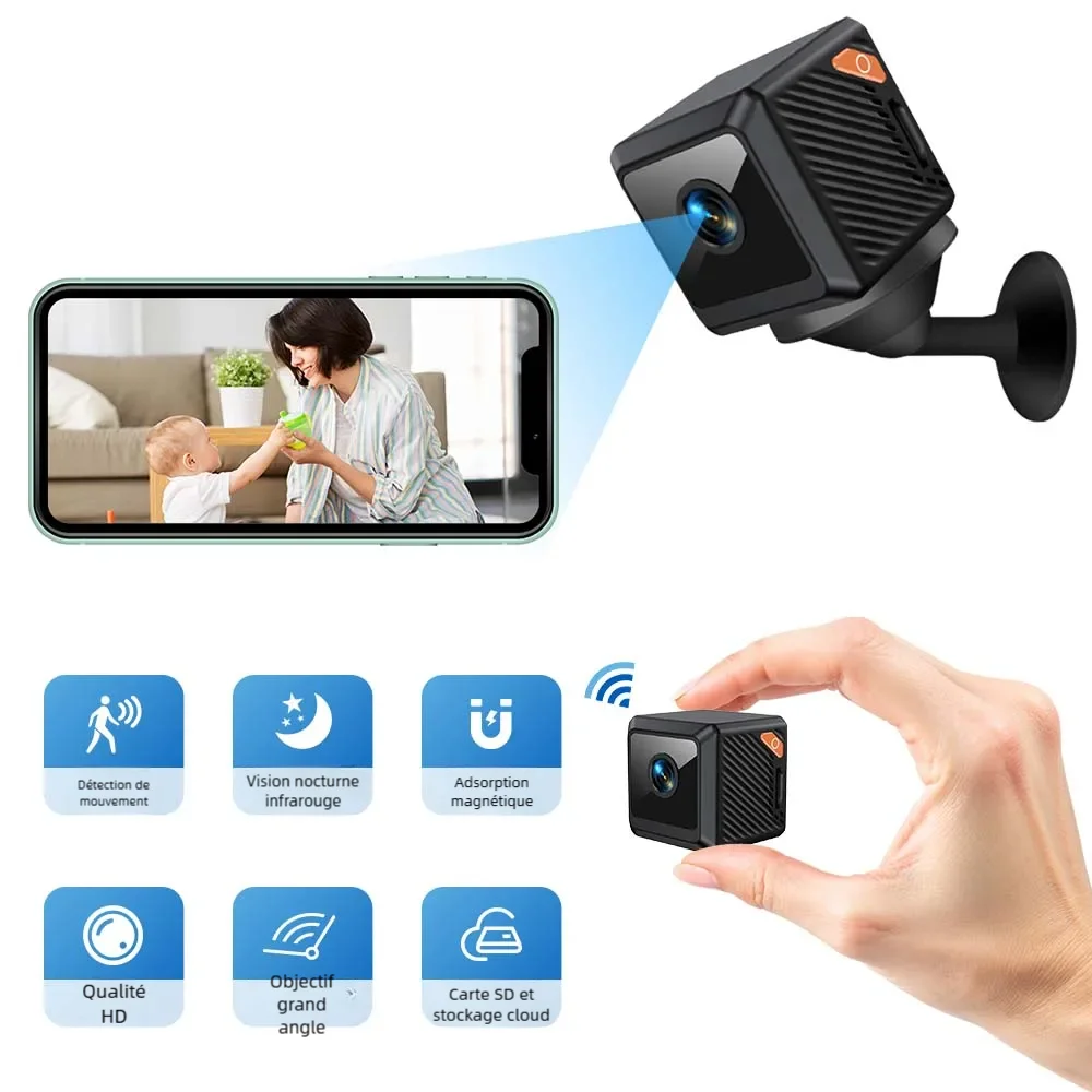 W02 1080p mini proteção de seg - Outdoor Camping Videos avaliação e preço